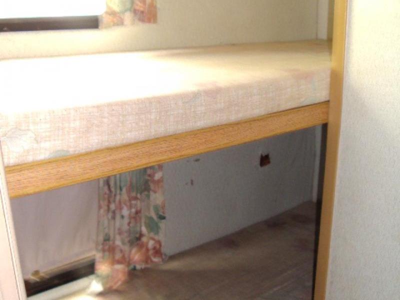 Bunk Beds in PU 11 Trailer (sheets are not provided for bunks)