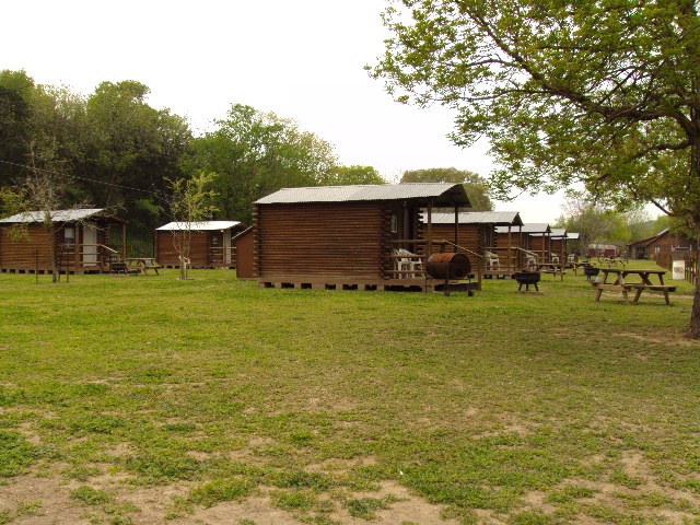 Cabin Area on Campground